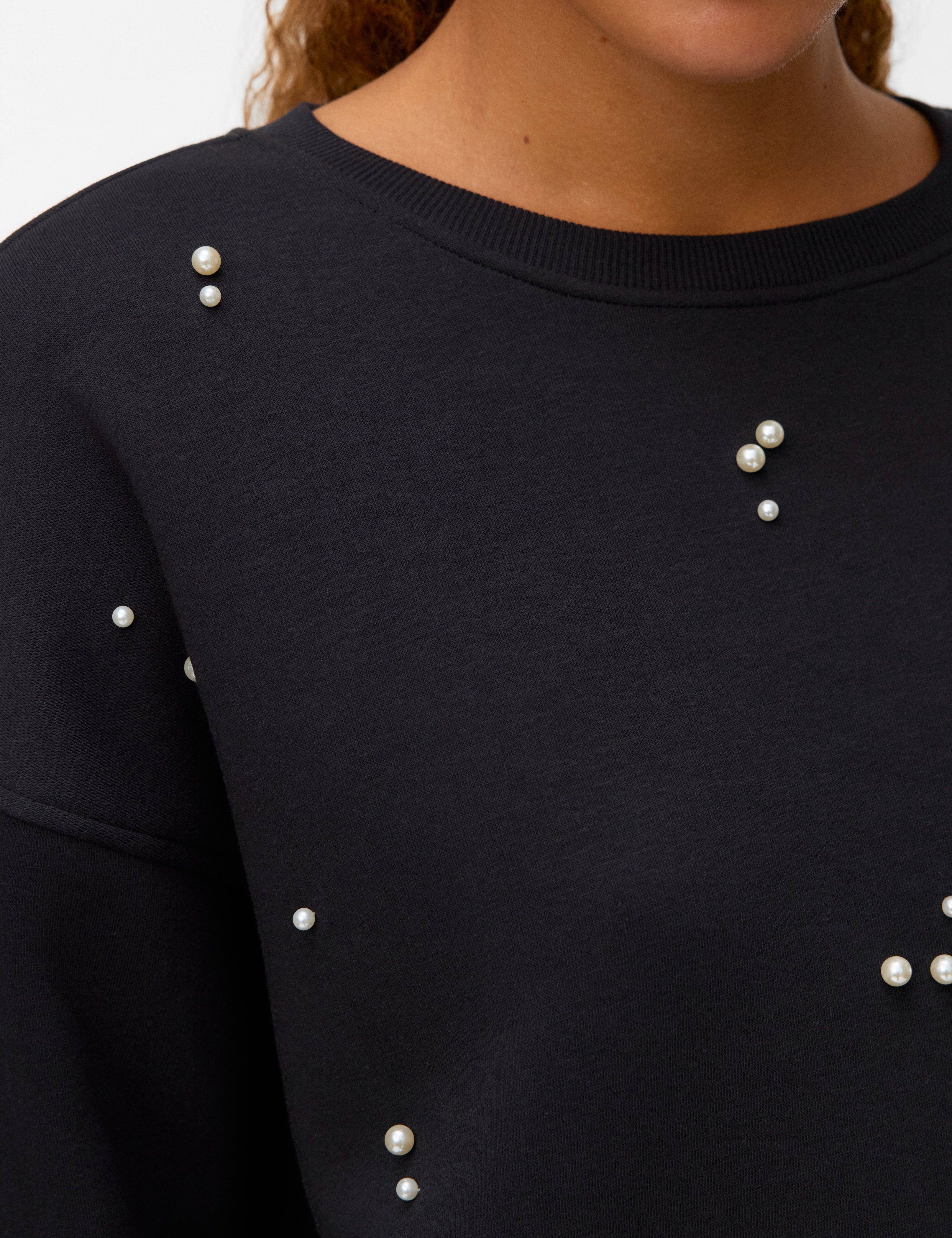 VERO MODA VMFATILDA sweatshirt - birch pearls