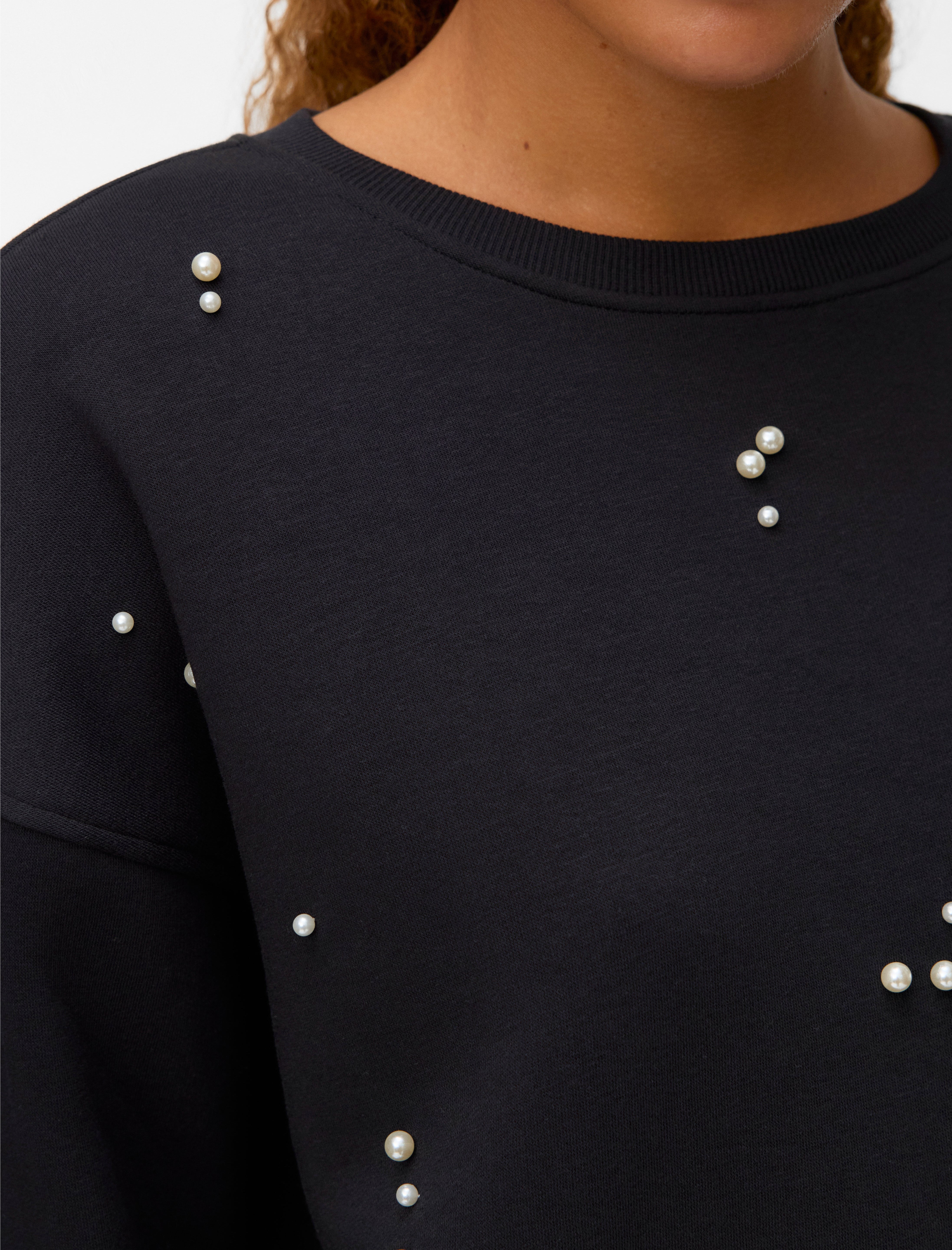 VERO MODA VMFATILDA sweatshirt - birch pearls