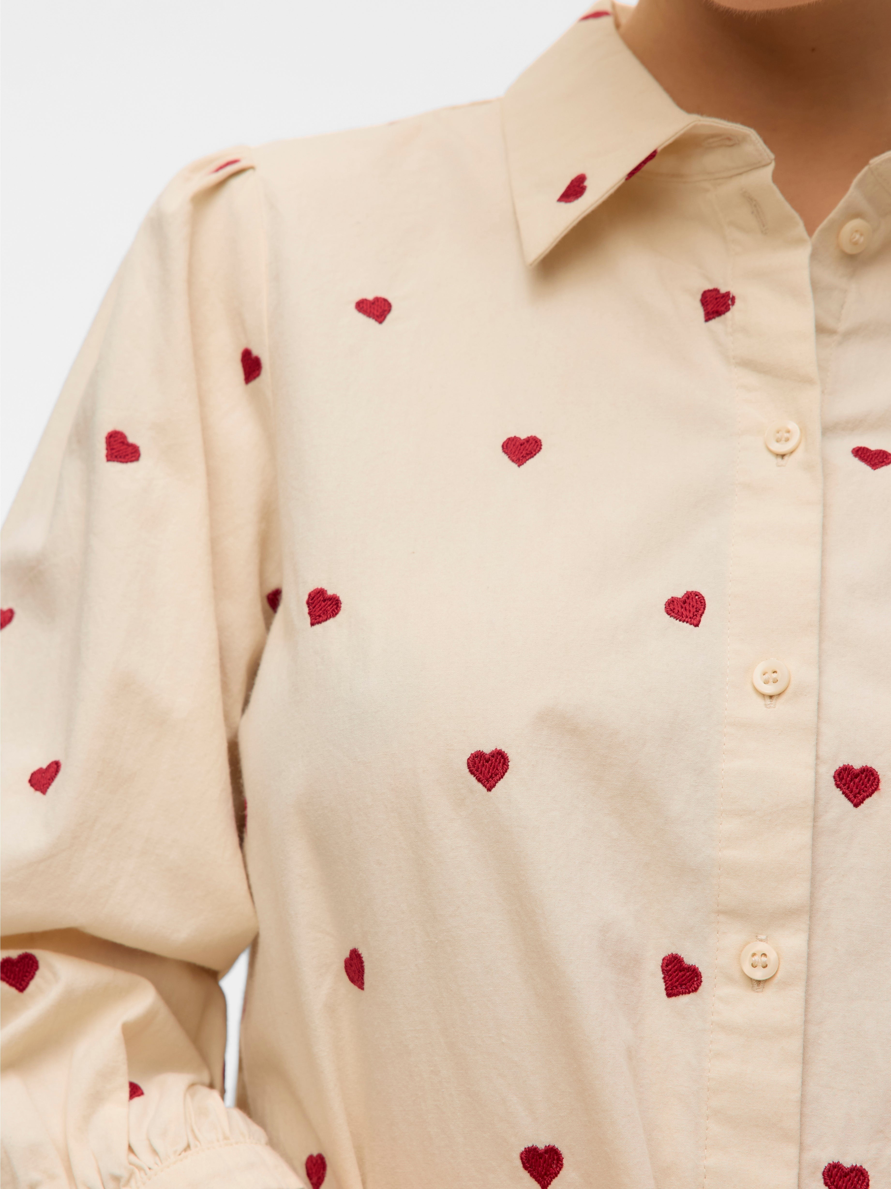 VERO MODA VMFEAT 3/4 shirt in birch - Image 6