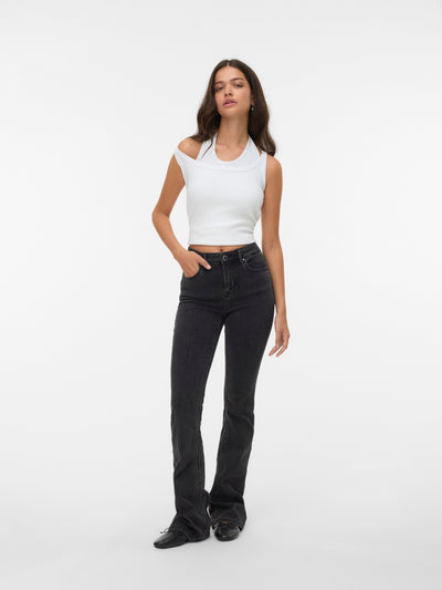 VERO MODA VMFLASH flared jeans in black - Image 1