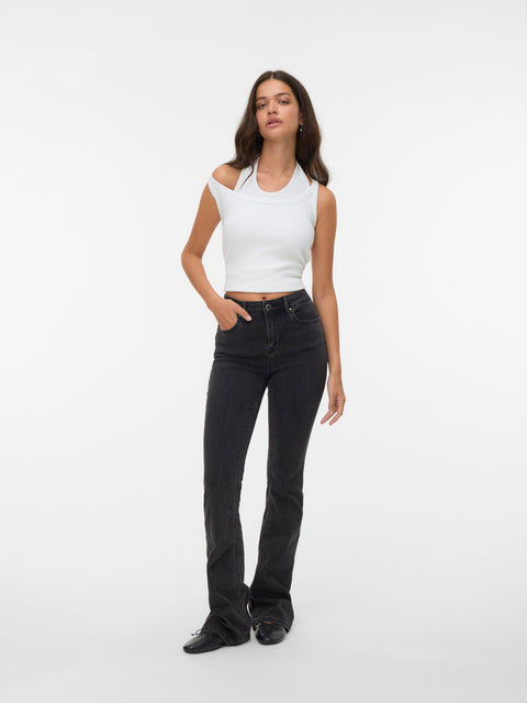 VERO MODA VMFLASH flared jeans in black