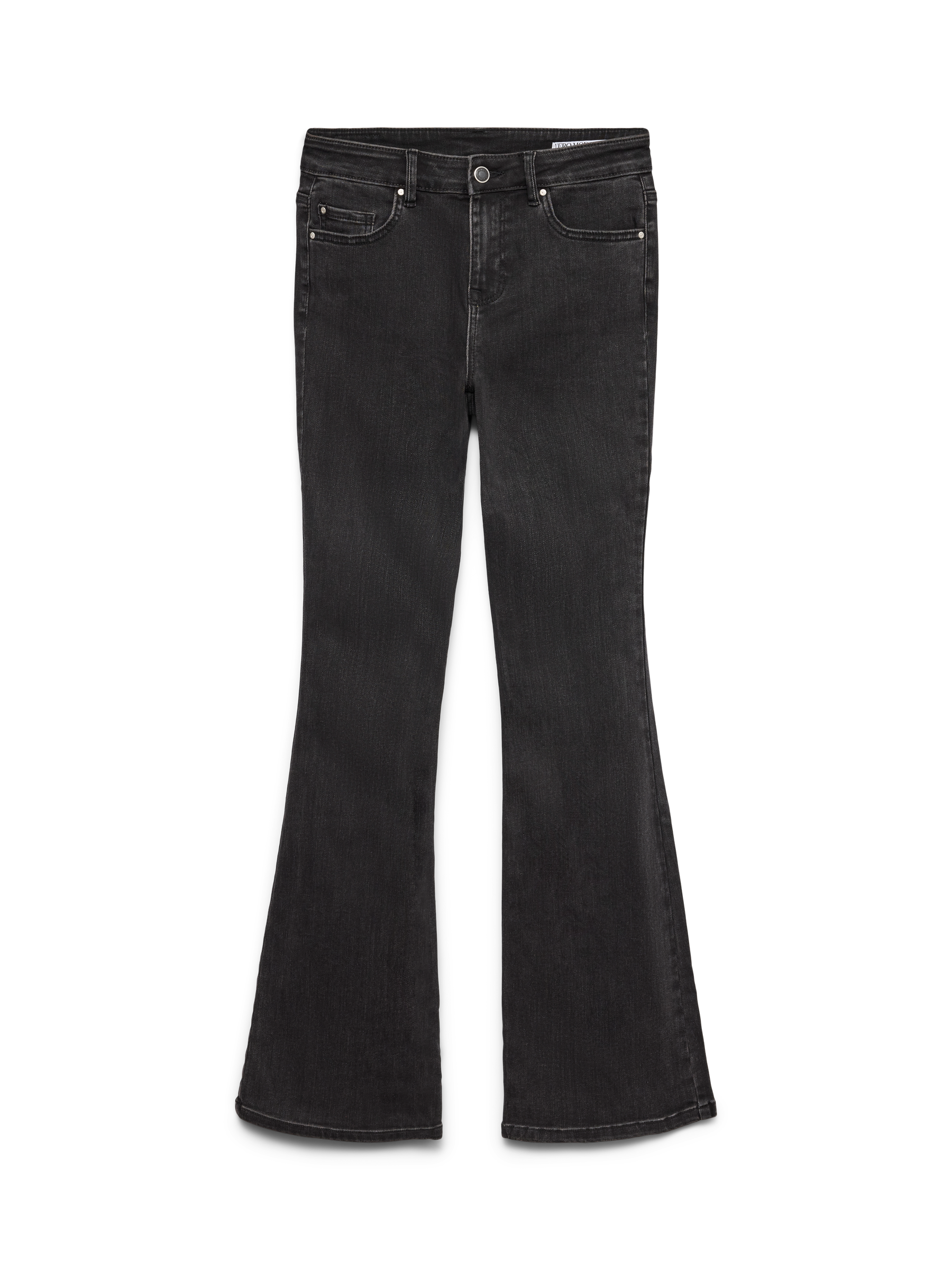VERO MODA VMFLASH flared jeans in black - Image 3