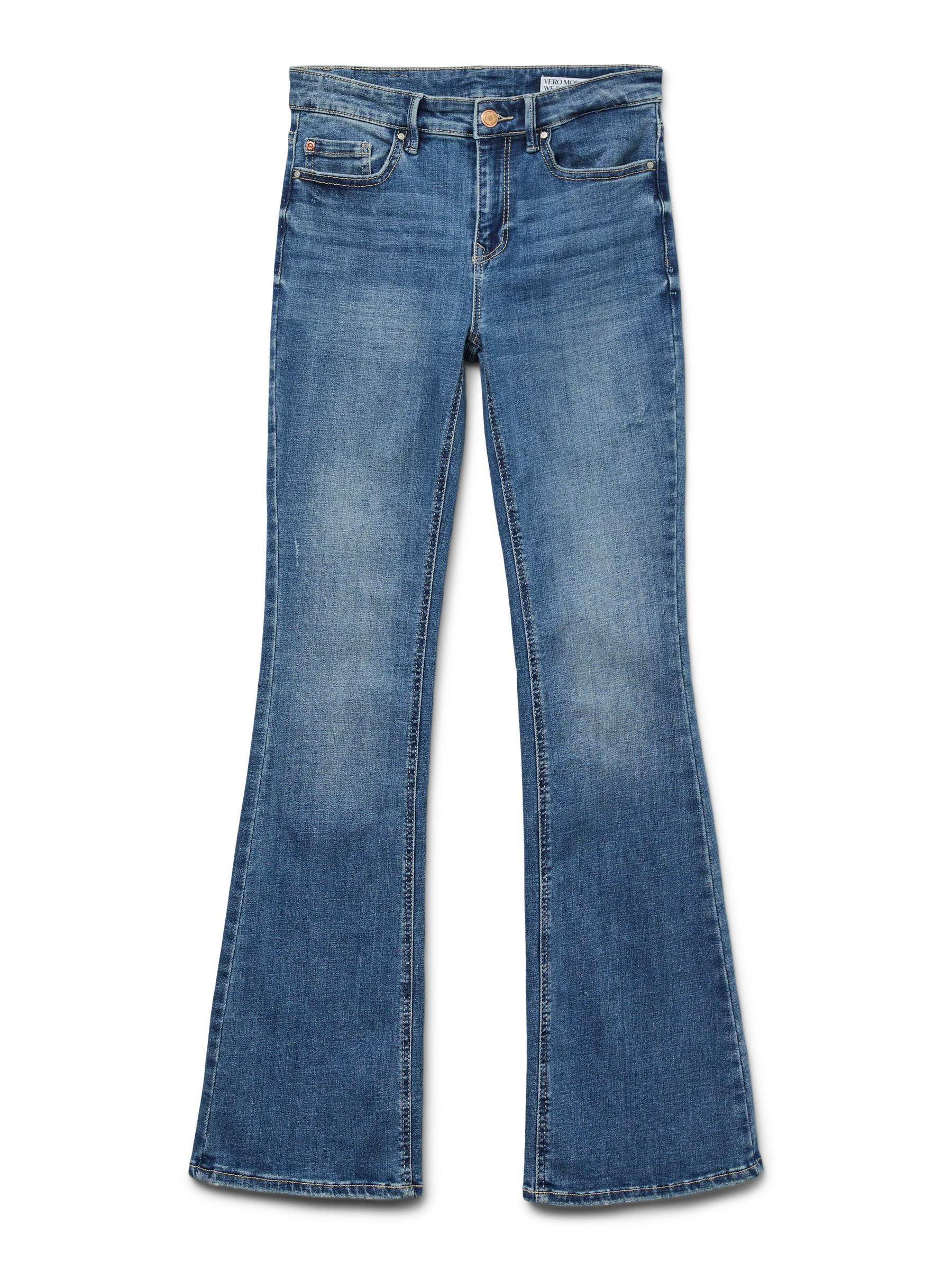 VERO MODA VMFLASH flared jeans in medium blue - Image 3