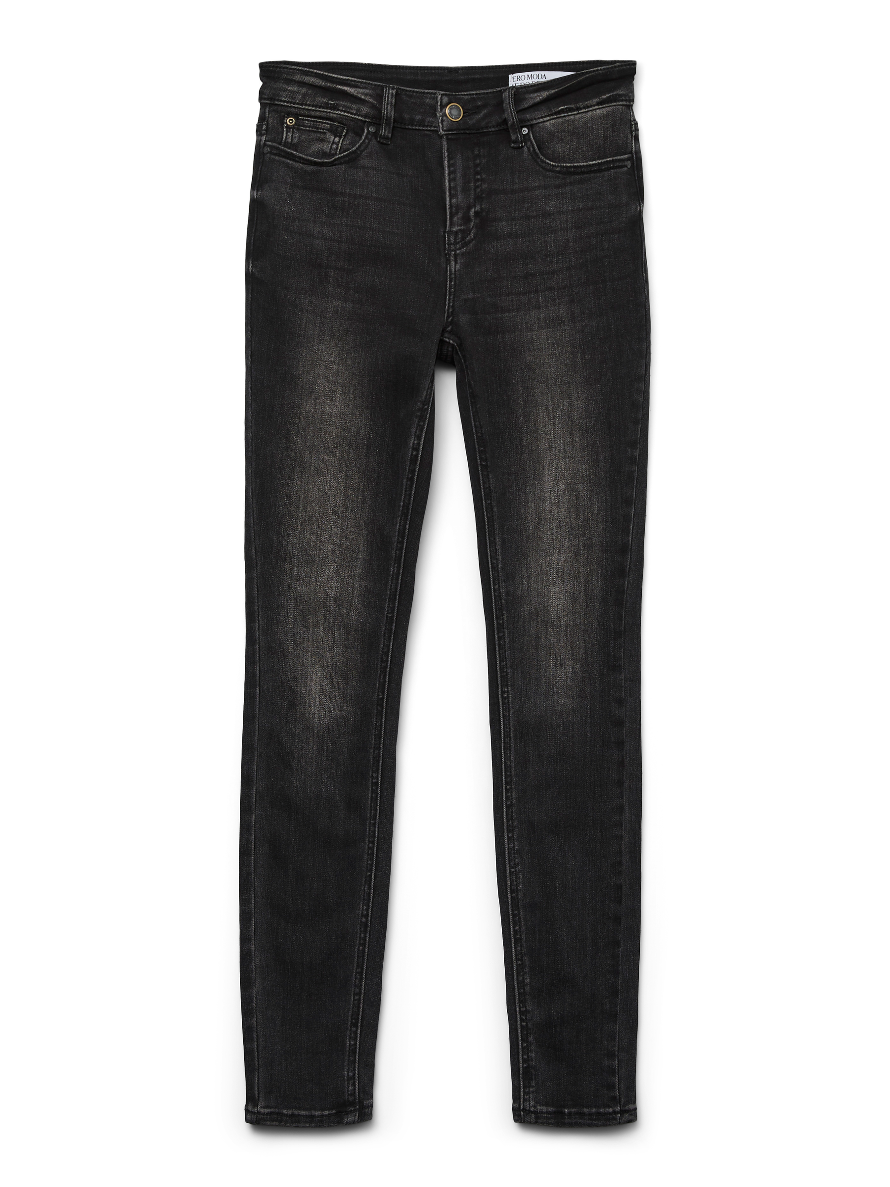 VERO MODA VMFLASH skinny jeans in black denim - Image 3