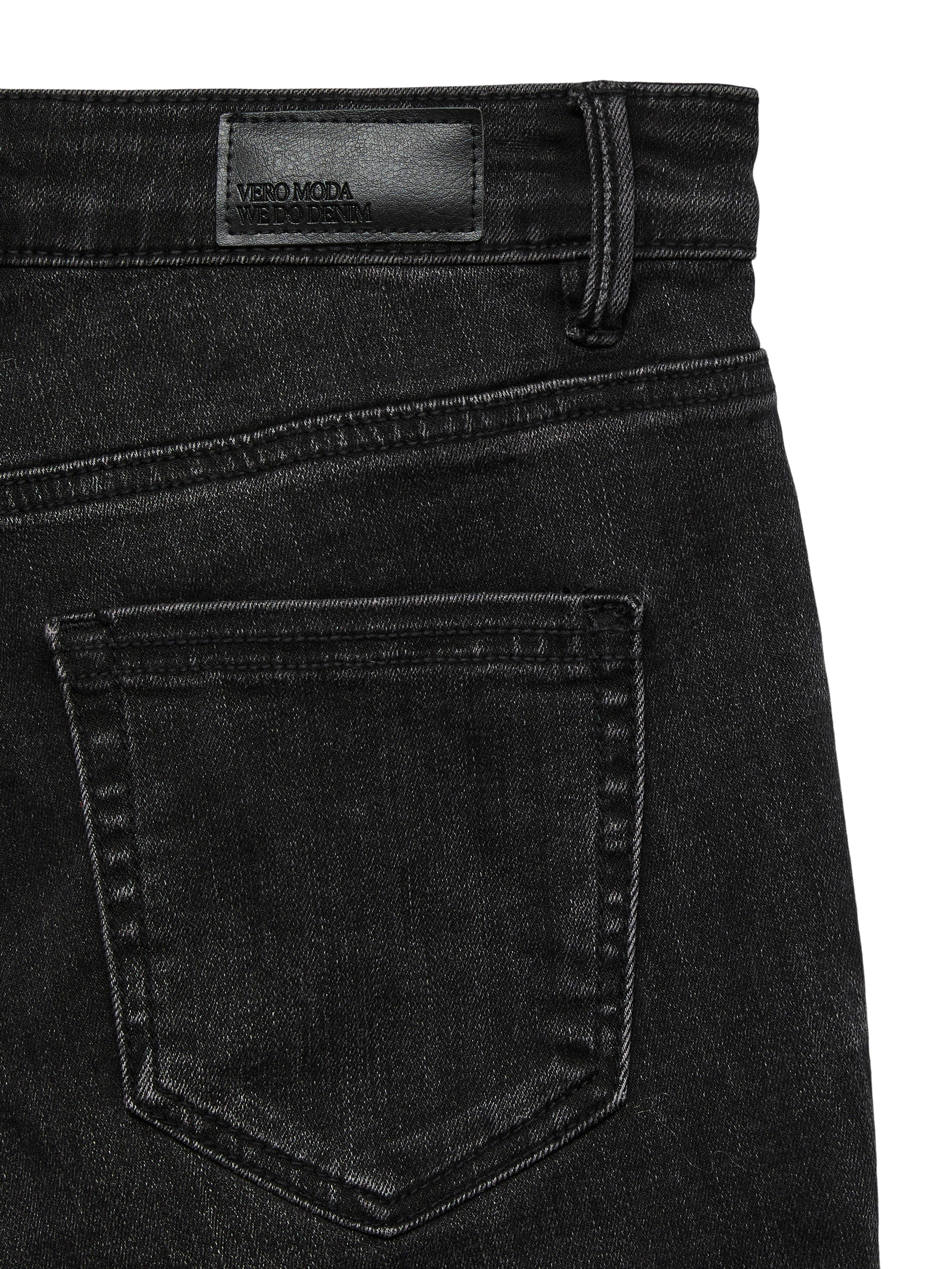 VERO MODA VMFLASH skinny jeans in black denim - Image 4