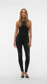 VERO MODA VMFLASH skinny jeans in black denim - Image 5