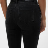 VERO MODA VMFLASH skinny jeans in black denim - Image 7