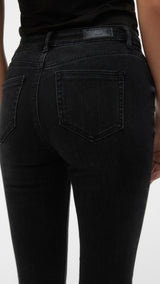 VERO MODA VMFLASH skinny jeans in black denim - Image 7