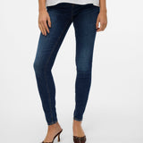 VERO MODA VMFLASH skinny jeans in dark blue denim - Image 1