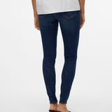 VERO MODA VMFLASH skinny jeans in dark blue denim - Image 2