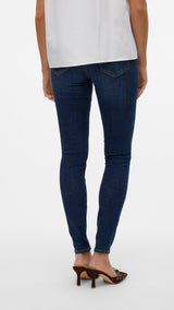 VERO MODA VMFLASH skinny jeans in dark blue denim - Image 2