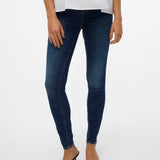 VERO MODA VMFLASH skinny jeans in dark blue denim - Image 6