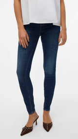 VERO MODA VMFLASH skinny jeans in dark blue denim - Image 6