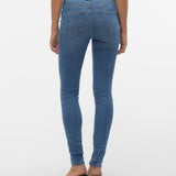 VERO MODA VMFLASH skinny jeans in medium blue denim - Image 2