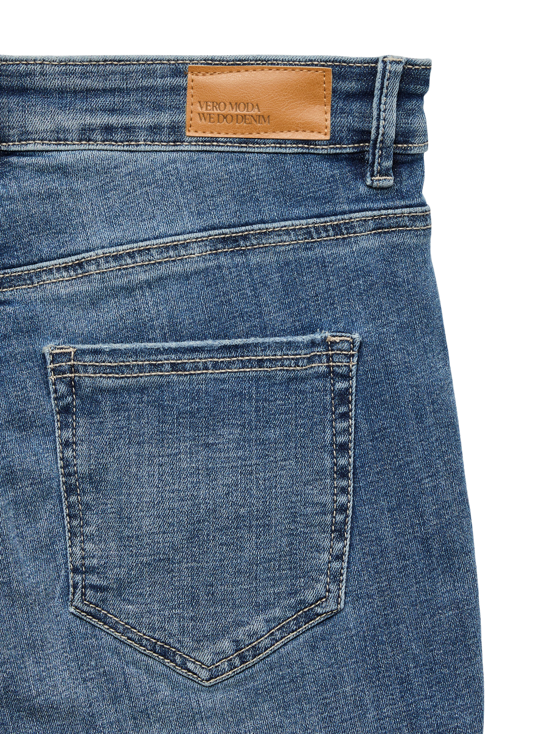 VERO MODA VMFLASH skinny jeans in medium blue denim - Image 4