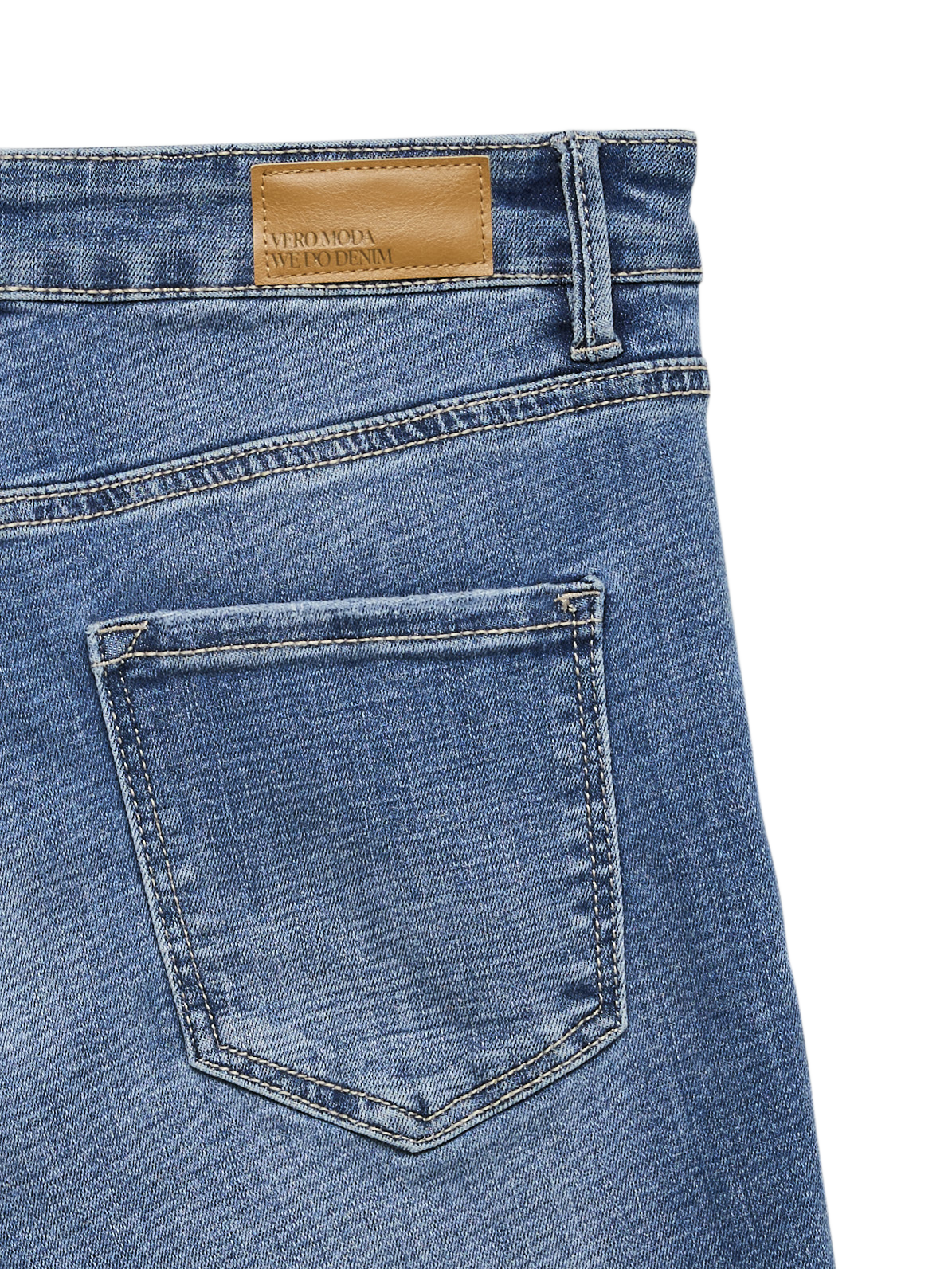 VERO MODA VMFLASH straight jeans in medium blue - Image 4