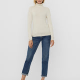 VERO MODA VMGLORY rollneck blouse - birch