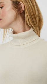 VERO MODA VMGLORY rollneck blouse - birch