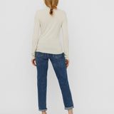 VERO MODA VMGLORY rollneck blouse - birch