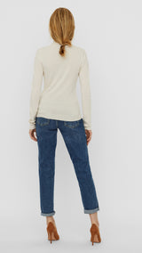 VERO MODA VMGLORY rollneck blouse - birch