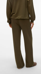 VERO MODA VMHALI wide pant boo in grape leaf - Image 2