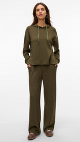 VERO MODA VMHALI wide pant boo in grape leaf - Image 5