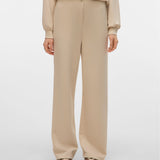 VERO MODA VMHALI wide pant boo in pumice stone - Image 1