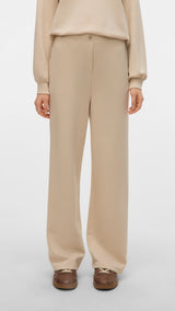 VERO MODA VMHALI wide pant boo in pumice stone - Image 1