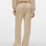 VERO MODA VMHALI wide pant boo in pumice stone - Image 2
