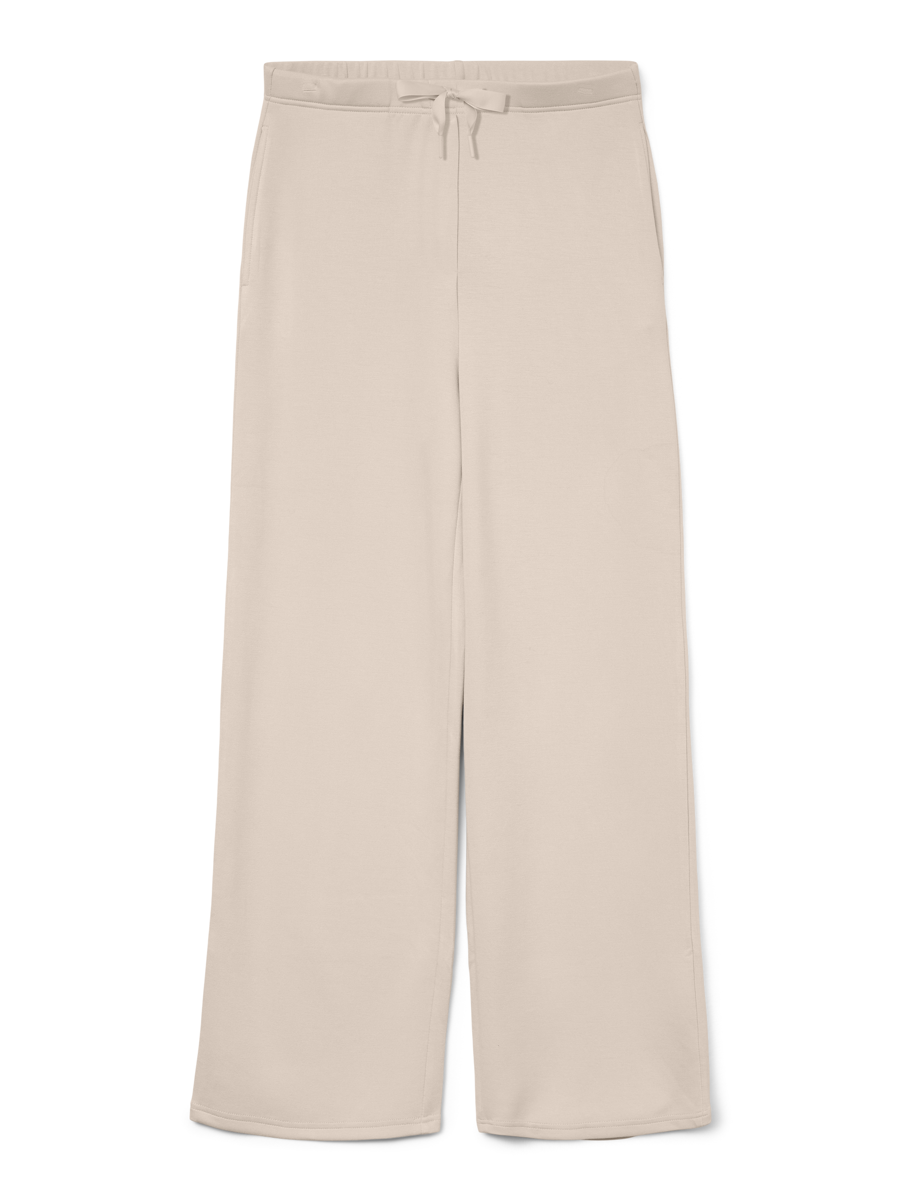 VERO MODA VMHALI wide pant boo in pumice stone - Image 3