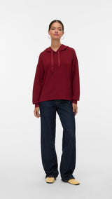 VERO MODA VMHALI hoodie boo in syrah - Image 1