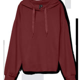 VERO MODA VMHALI hoodie boo in syrah - Image 3