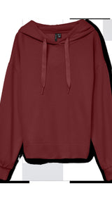 VERO MODA VMHALI hoodie boo in syrah - Image 3