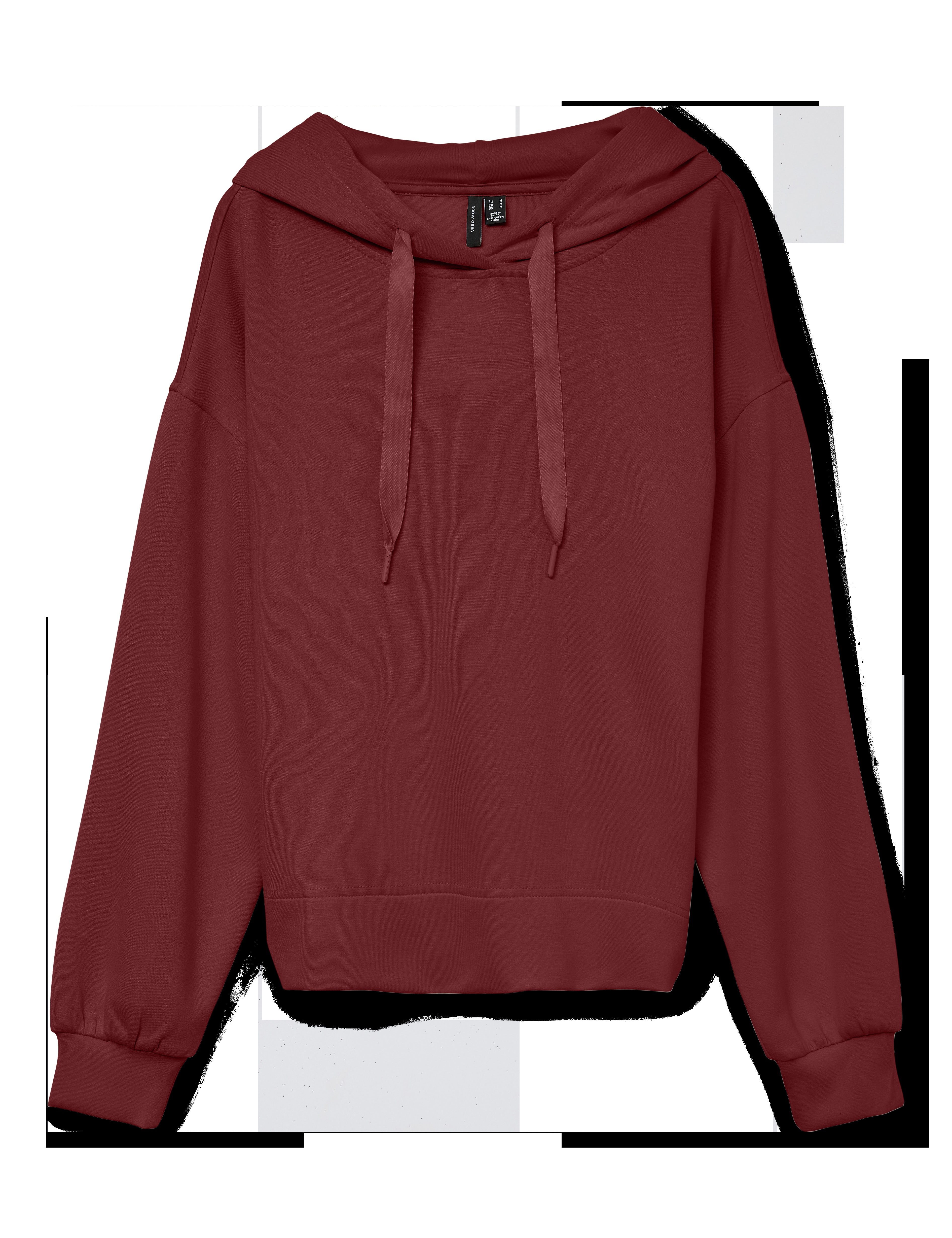 VERO MODA VMHALI hoodie boo in syrah - Image 3