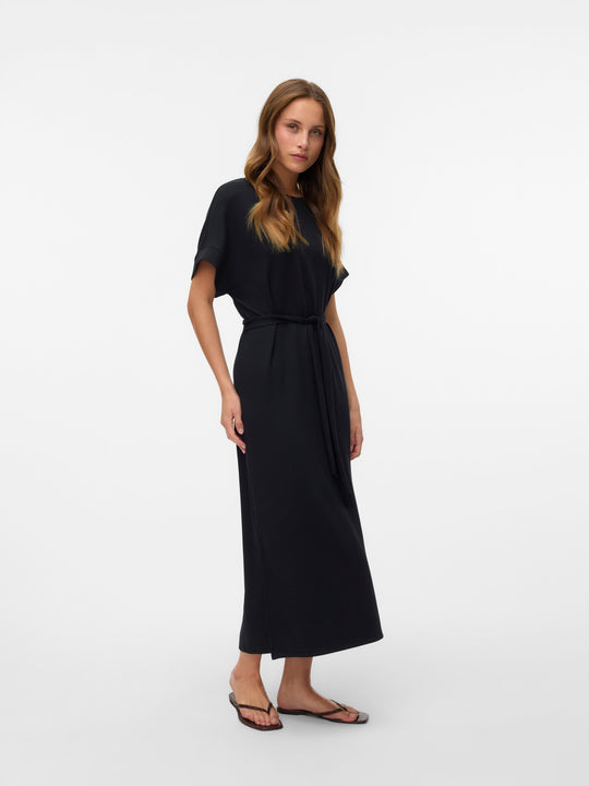 VERO MODA VMHALI 7/8 dress boo in black - Image 1