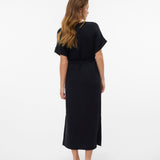 VERO MODA VMHALI 7/8 dress boo in black - Image 2