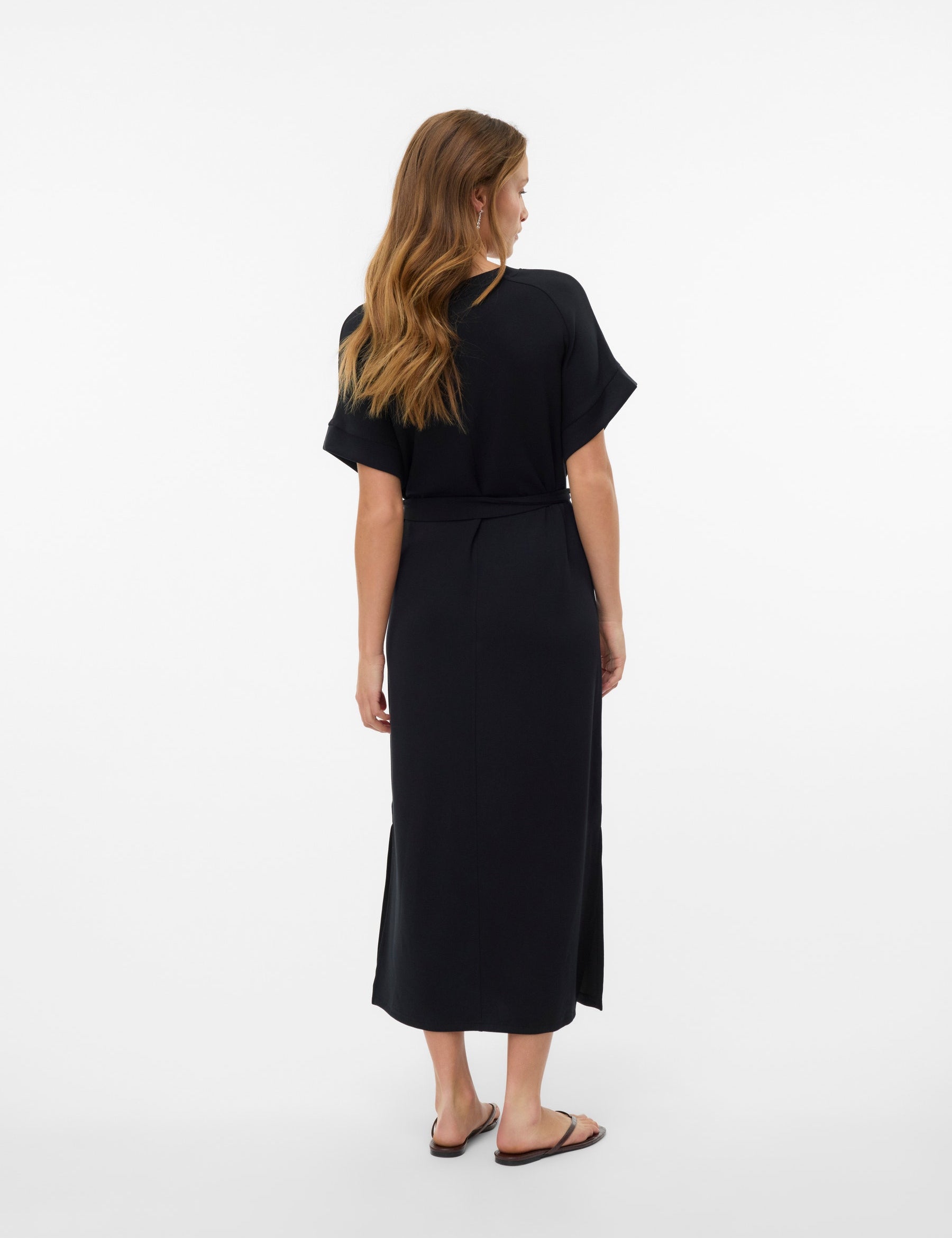 VERO MODA VMHALI 7/8 dress boo in black - Image 2