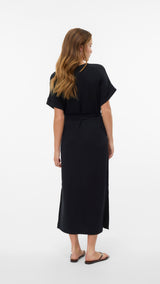 VERO MODA VMHALI 7/8 dress boo in black - Image 2