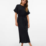 VERO MODA VMHALI 7/8 dress boo in black - Image 4