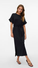 VERO MODA VMHALI 7/8 dress boo in black - Image 4