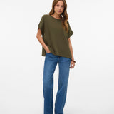 VERO MODA VMHALI top in grape leaf - Image 1
