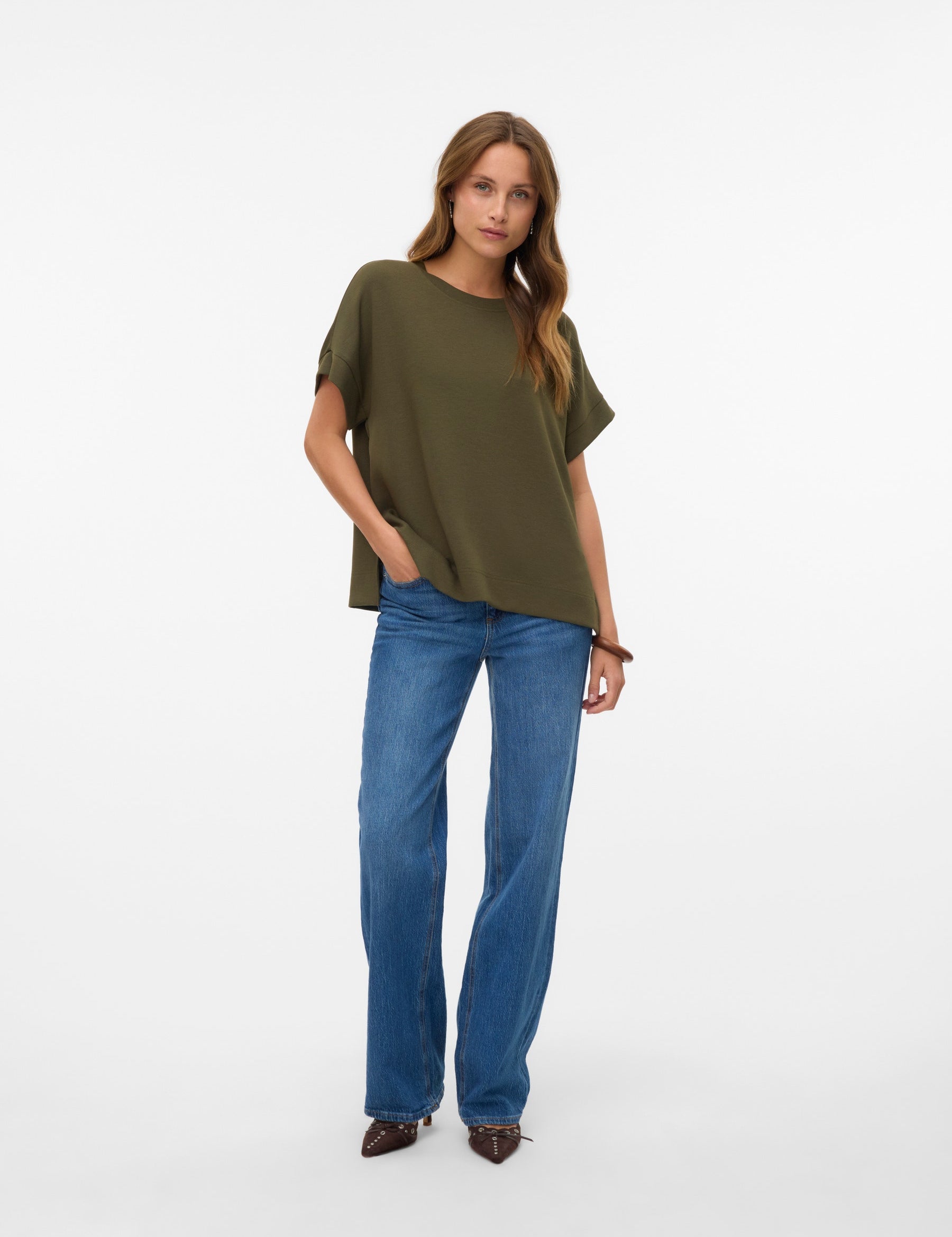 VERO MODA VMHALI top in grape leaf - Image 1