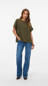 VERO MODA VMHALI top in grape leaf - Image 1