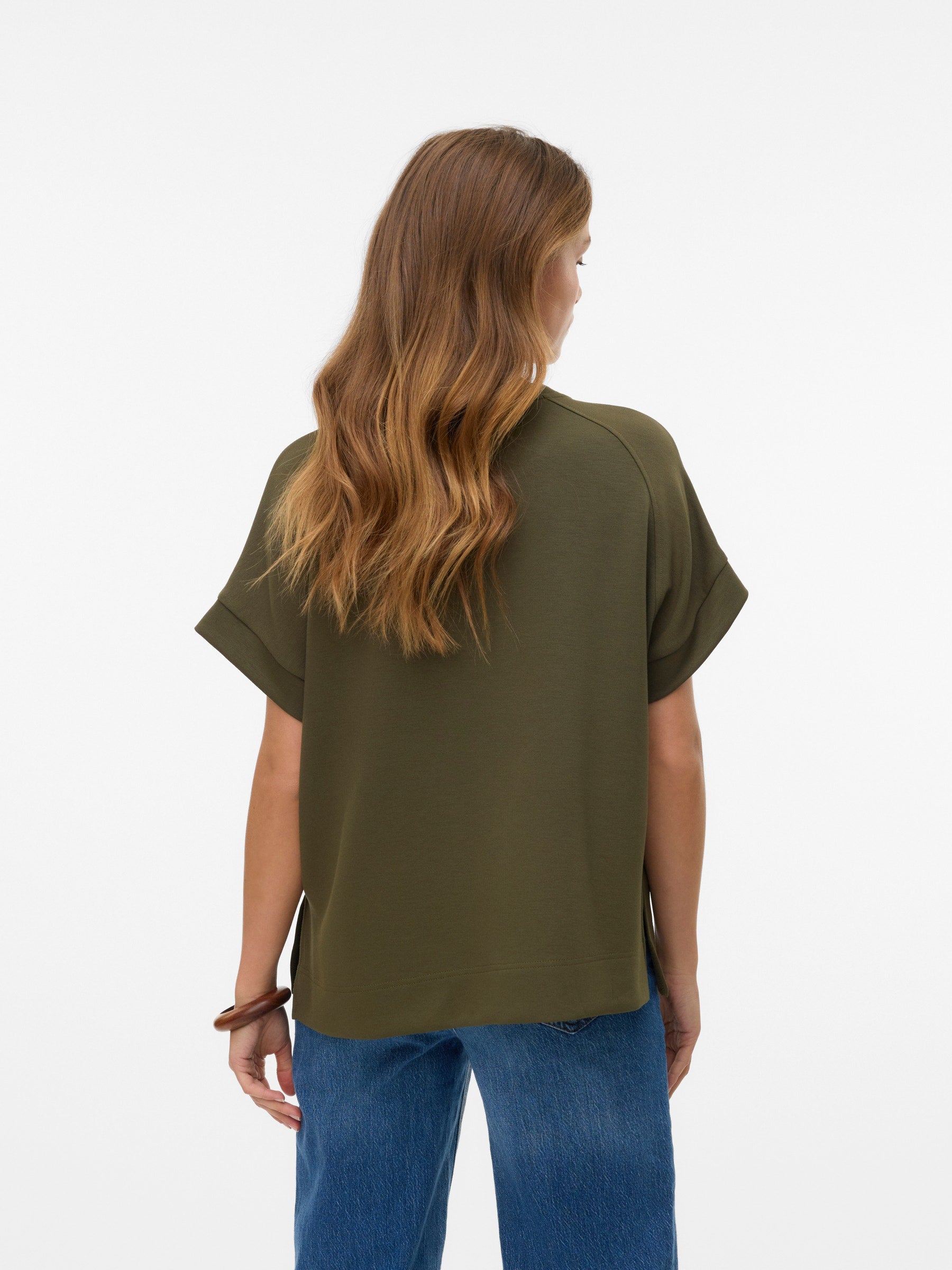 VERO MODA VMHALI top in grape leaf - Image 2