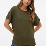 VERO MODA VMHALI top in grape leaf - Image 4