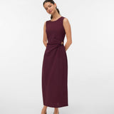 VERO MODA VMHOSANNA 7/8 dress - winetasting