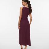 VERO MODA VMHOSANNA 7/8 dress - winetasting