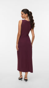 VERO MODA VMHOSANNA 7/8 dress - winetasting