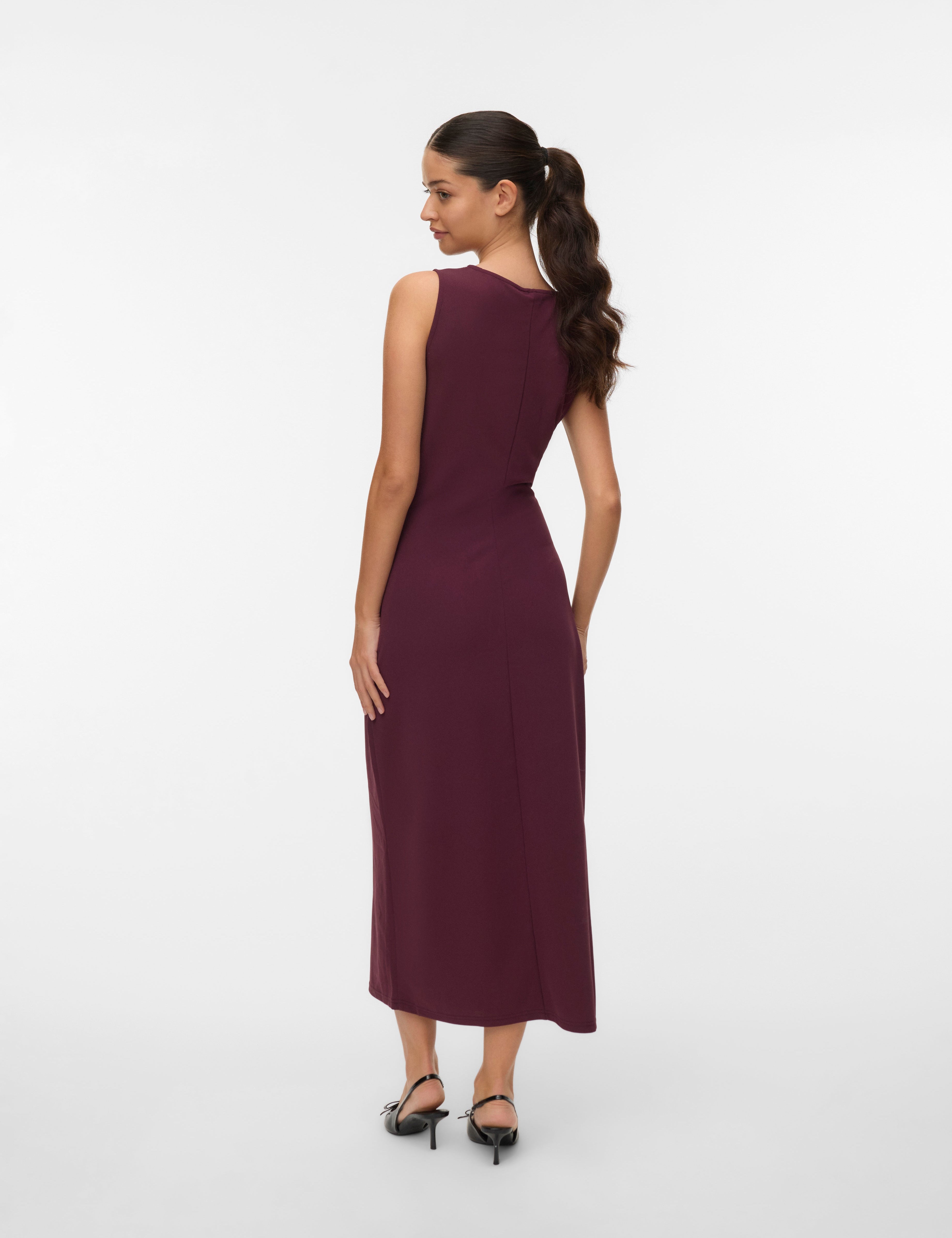 VERO MODA VMHOSANNA 7/8 dress - winetasting