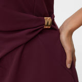VERO MODA VMHOSANNA 7/8 dress - winetasting